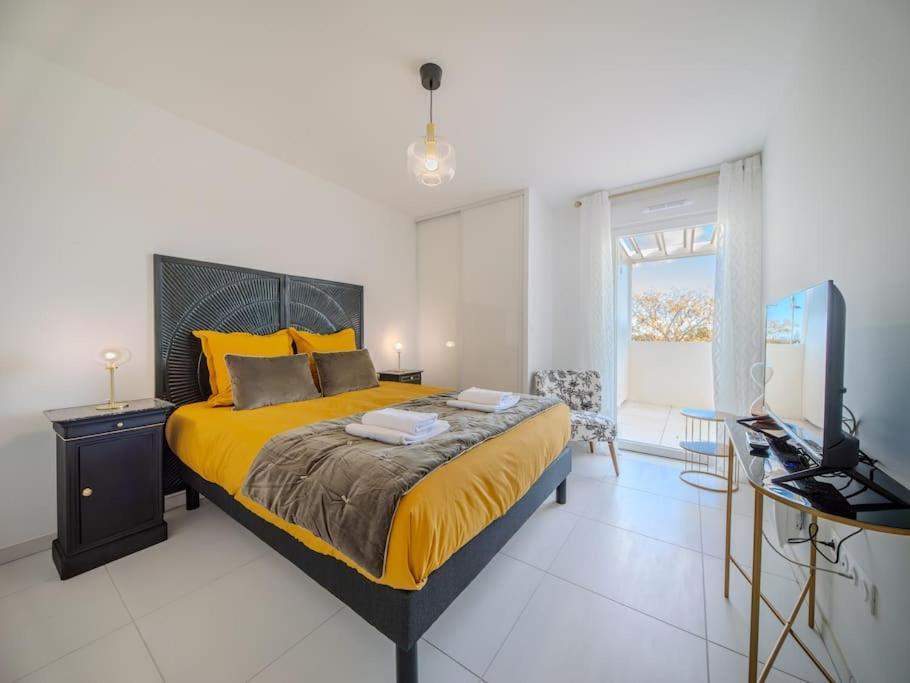 Le Square D'Evan - Appartement De Standing - Grande Terrasse Exterieure - Climatisation Saint-Aunes Εξωτερικό φωτογραφία